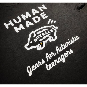 【逢甲 FUZZY】Human Made Logo Tee 黑 HM20CS001