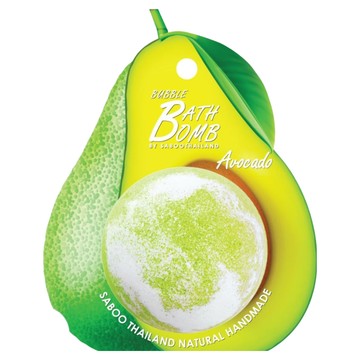 Saboo 泡泡沐浴球 AVOCADO酪梨  150g  3顆