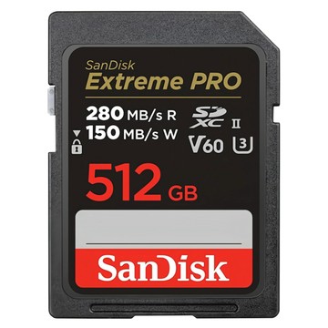 SanDisk 晟碟 公司貨 Extreme PRO SDXC UHS-II 記憶卡  512GB  1個