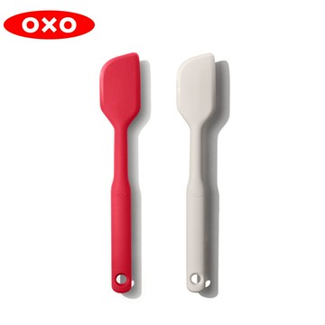 OXO 全矽膠刮刀-小 - 燕麥白