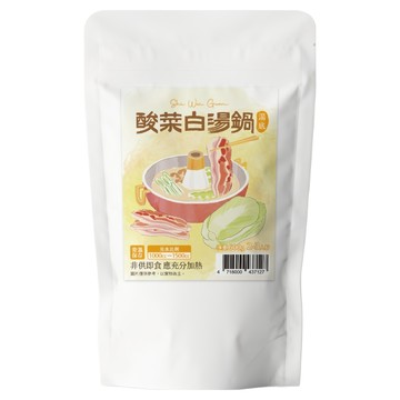 十味觀 酸菜白湯鍋  600g  1個