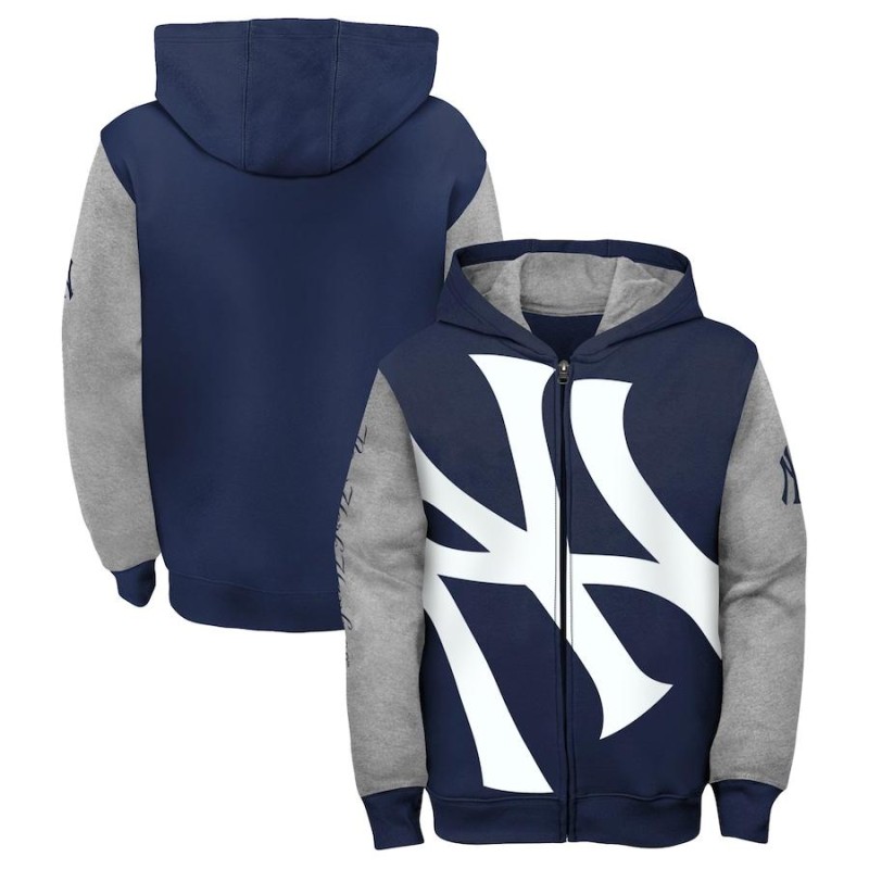 MLBオフィシャル パーカー フーディー New York Yankees Hoodie（Navy