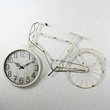 美式客廳掛鐘大號復古懷舊自行車壁掛時鐘十天預購+現貨