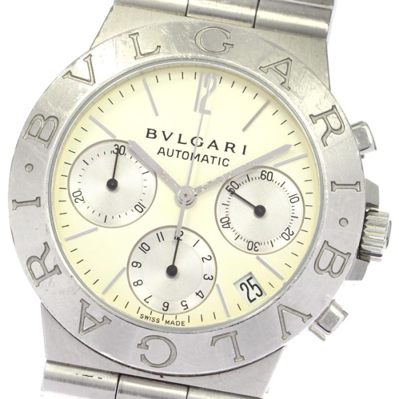 ☆箱・保証書付き【BVLGARI】ブルガリ ディアゴノ スポーツ クロノ ...