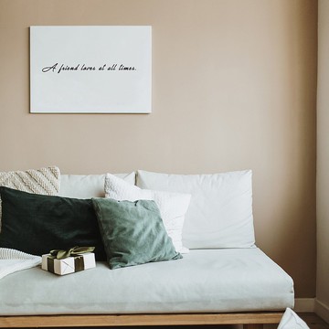 朋友是永久的知心伴侶－畫/臥房掛畫/居家佈置/藝廊牆/玄關掛畫