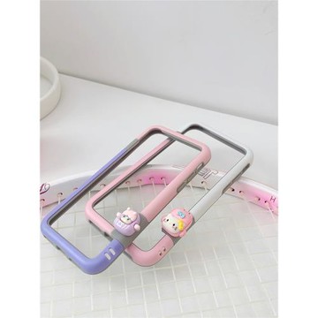 17promax新款16立體卡通散熱邊框iPhone14pm手機殼12適用蘋果16pro手機殼13硅膠XR女15防摔plus個性mini腕帶