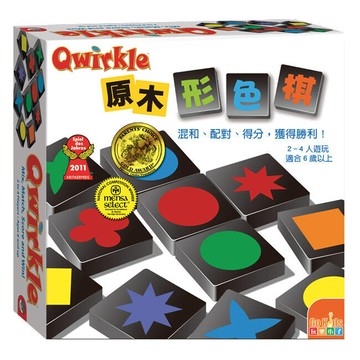 原木形色棋 qwirkle  扣扣棋一般版 大世界桌遊 繁體中文版正版桌上遊戲