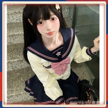 ✨台灣出貨   【小野中】原創JK製服水手服正品日係學院風夏鞦基礎款學生中間服 💎優質品證💎