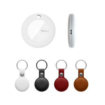 MiLi MiTag物品查找器物品定位器追蹤器防丟器(蘋果/安卓系統) 贈送皮套多色可選