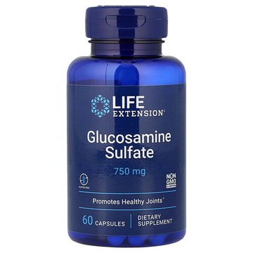 Life Extension, 氨基葡萄糖硫酸鹽，60 粒膠囊