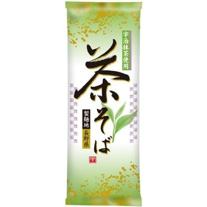 日本製粉 宇治抹茶使用 茶そば 200g×5個