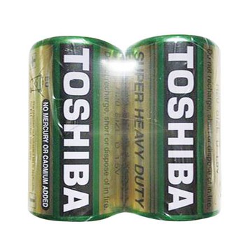 東芝TOSHIBA 1號碳鋅環保綠電池/R20UG(M)/2顆/組