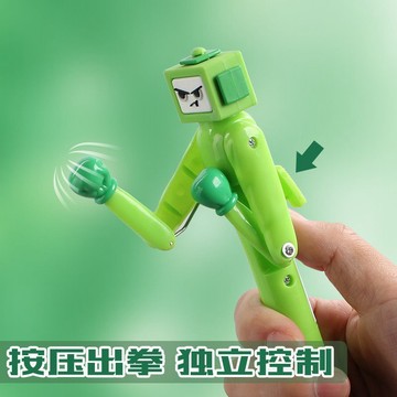 兒童節禮物✨兒童玩具 創意玩具 小學生禮物 幼稚園禮物 新款機器人拳擊創意圓珠筆解壓小學生寫字筆互動卡通禮物