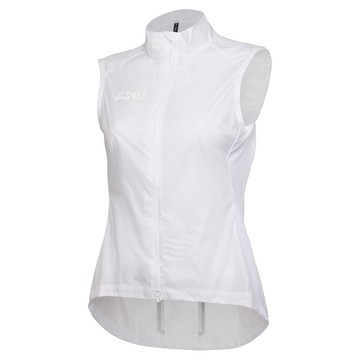 Mistral Vest 防風輕量女款背心 口袋款 (極地白)