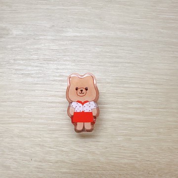 國泰航空小熊 壓克力磁鐵夾