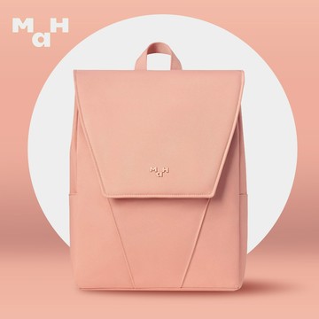 【✨免運✨】MAH年度色限量後背包女小眾設計高級感大學生上課書包通勤簡約百搭電腦包雙肩包男女同款防潑水時尚百搭13L