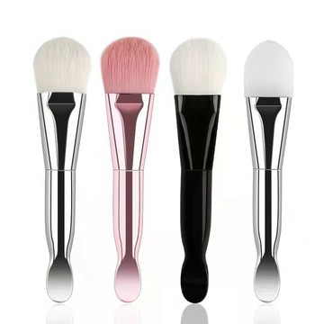 💫台灣現貨💄 雙頭兩用敷臉面膜刷 面膜勺 面膜刷 矽膠面膜刷 矽膠面膜勺 刮勺挖棒 泥膜刷 攪拌棒 ｜丹丹悅生活