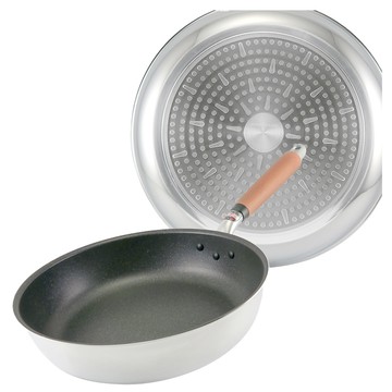 hokua 北陸 極大金IH輕量級不沾平底鍋 日本製  1個  26cm