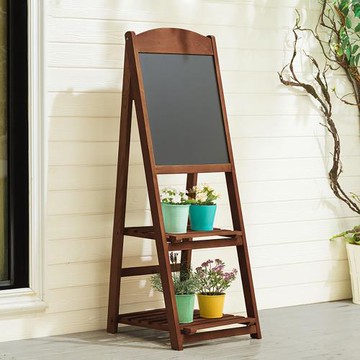 HappyLife 復古色實木畫板 告示牌 雙層 Y12238