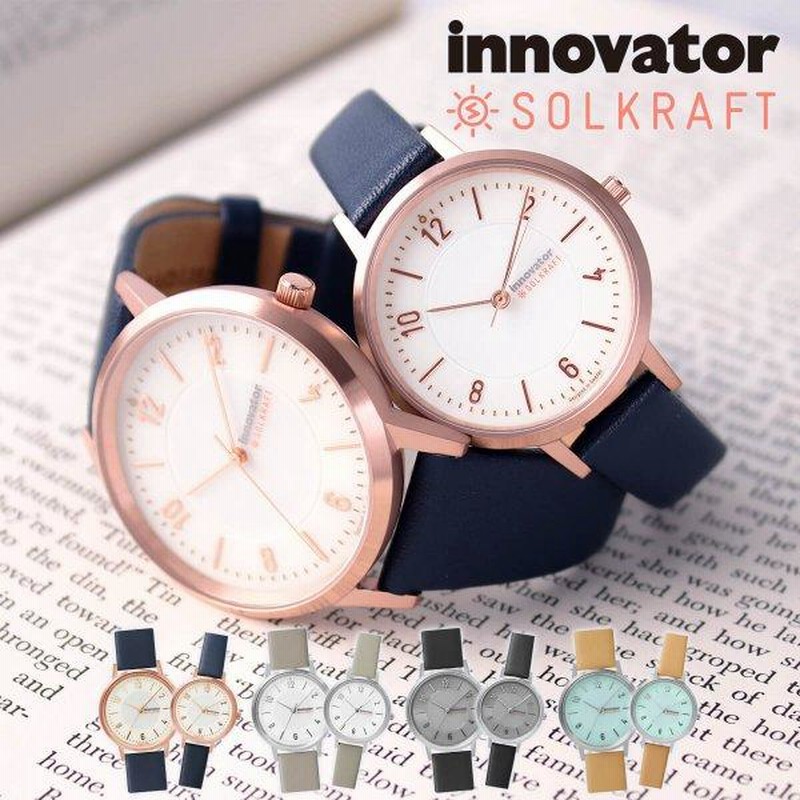 イノベーター ソーラー 時計 ソルクラフト 32mm 38mm innovator 電池交換不要 腕時計 SOLKRAFT レディース メンズ 北欧  人気 おしゃれ シンプル ミニマル | LINEショッピング