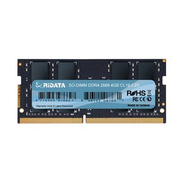 RIDATA 錸德 4GB DDR4 2666/SO-DIMM 筆記型電腦記憶體 /個 4719303976627【APP滿額下單10%點數(單一帳號最高5000點)】1/31止