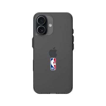 iPhone 17 Clear (相機按鈕) 酷墨灰 - NBA - Logo-NBA Logoman - Center