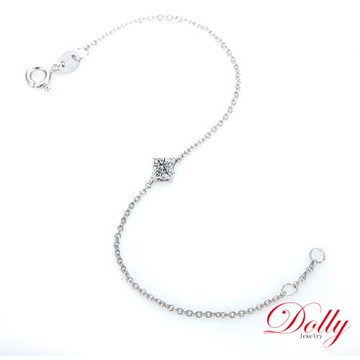 Dolly 14K金 天然鑽石 0.30克拉完美車工鑽石手鍊
