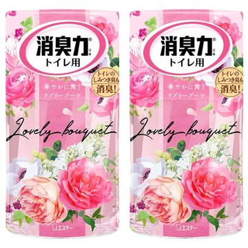 ST 雞仔牌 浴廁消臭力 幸福花朵香  400ml  2罐