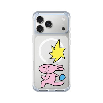 iPhone 17 Pro Max ClearX (MagSafe 兼容) 冰透藍 - Noiinoii - 保齡球兔
