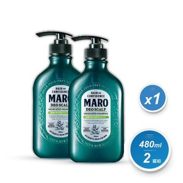 【Maro】2罐組-清新風行控油洗髮精 480毫升