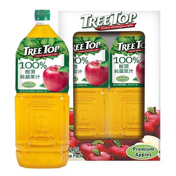 【現貨】Tree Top 蘋果汁 2公升 X 4入