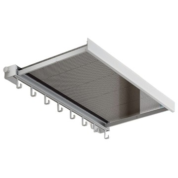 Reddot 紅點生活 可釘可貼隱形伸縮晾曬層架 雅白色 衛浴陽台壁掛式曬衣架  45 x 8 x 6cm