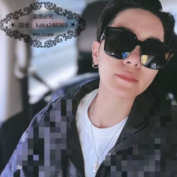 P家歐美風太陽眼鏡INS小紅書網紅同款大方框板材男女墨鏡潮SPR24Z