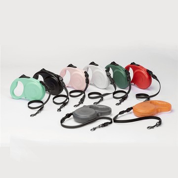 【DOGNESS多尼斯】靈動系列伸縮牽引繩(8色) - 寵物牽繩