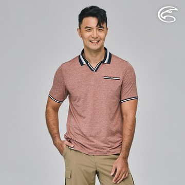 ADISI 男WINCOOL涼感乾爽機能合身POLO衫AL2311002 (M-2XL) 鐵繡紅