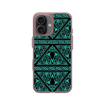 iPhone 17 Clear (相機按鈕) 晶醺玫 - Assassin's Creed - Valhalla - Crest Pattern