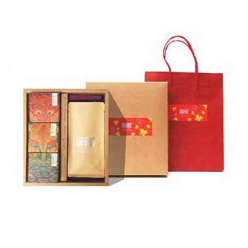 【無藏茗茶】X【霧峰林宅】好人緣桃眼獅金萱茶禮+烏龍茶起酥餅茶葉禮盒組