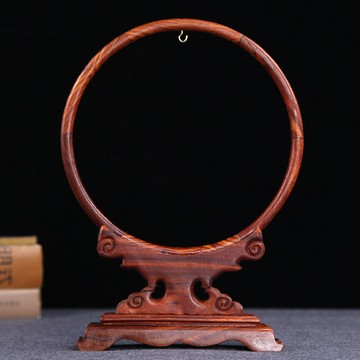紅檀木文玩玉器珠寶展示架復古實木項鏈首飾架吊玉架禮品吊掛玉架