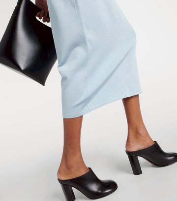 Alaïa Hooded jersey midi dress