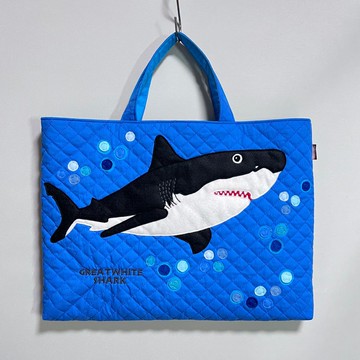 繪本包 手提袋 虎鯊