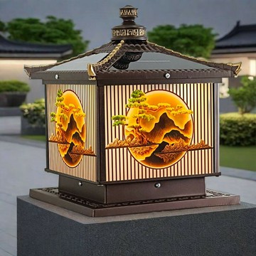 免運/公司貨 柱頭燈 太陽能庭院燈 燈具 太陽能柱頭 戶外大門別墅防水圍墻 庭院門墩柱子 可開發票 全館五折 工廠現貨直銷 新品特價 m10231