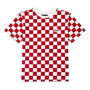 Men's Vans Grid Alphabet Short Sleeve Red