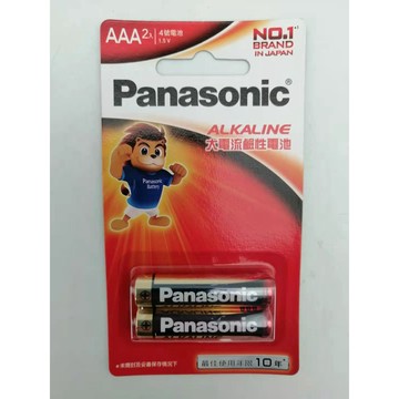 Panasonic國際牌大電流鹼性 （紅鹼）電池4號 2入 /4入/6入/8入/10入 9V (吊卡/收縮隨機出貨)