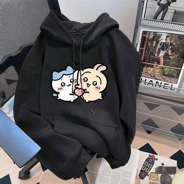 【台灣现貨】情侶休閒外套 連帽衛衣 秋季上衣 秋冬季連帽衛衣 男女同款外套 潮流可愛衛衣 百搭上衣 ins 加絨加厚衛衣