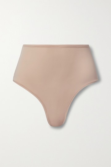 Skims - Fits Everybody High Waisted Thong - Mica - Beige - 2XL