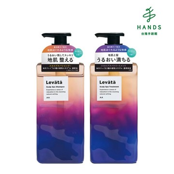 【日本Levata】海泥頭皮spa洗髮精 潤髮乳 400ml/g(蓬鬆)｜台隆手創館