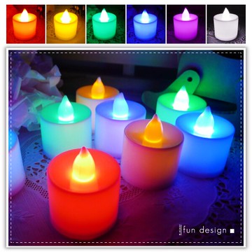 B1944 單色蠟燭燈-中 LED擬真蠟燭燈 生日蠟燭 小夜燈 居家婚禮佈置 LED燈 情境燈