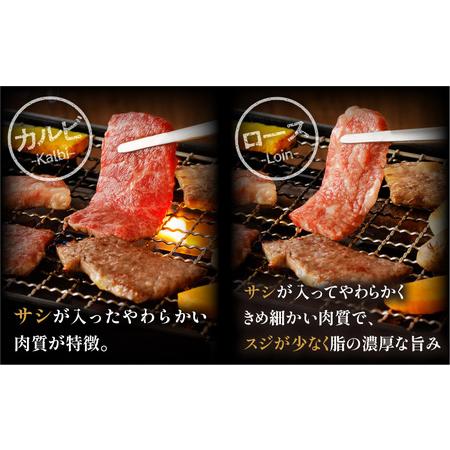 ふるさと納税 宮崎牛 カルビ・ロース焼肉 合計400g カルビ ロース 宮崎牛 宮崎県宮崎市