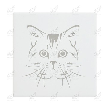 精緻時尚陶瓷吸水杯墊(黑貓)杯墊 陶瓷杯墊 吸水杯墊 可吸水 送禮小物 婚禮小物 企業送禮 紀念品