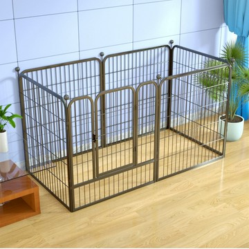 室內寵物圍欄 Set 4片 防攀爬型 可自由拼裝 尺寸100-180cm  60 x 60cm  黑色  1組